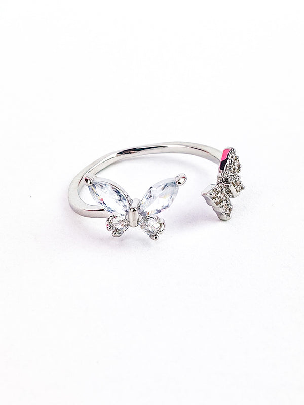 BUTTERFLY DOUBLE Ring Verstellbar