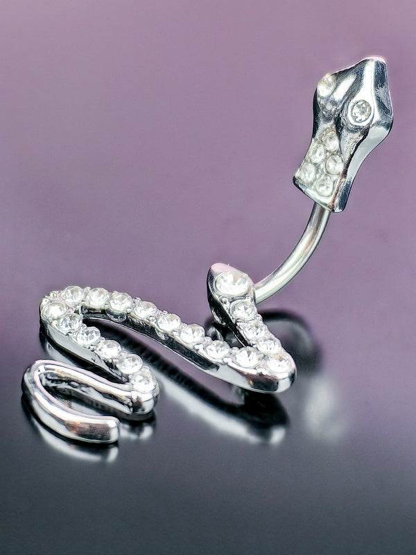 Piercing Kolczyk do Pępka KOBRA Wąż