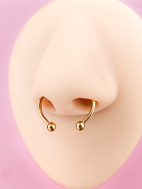 Fake Septum Piercing Magnetyczny Kolczyk do Nosa