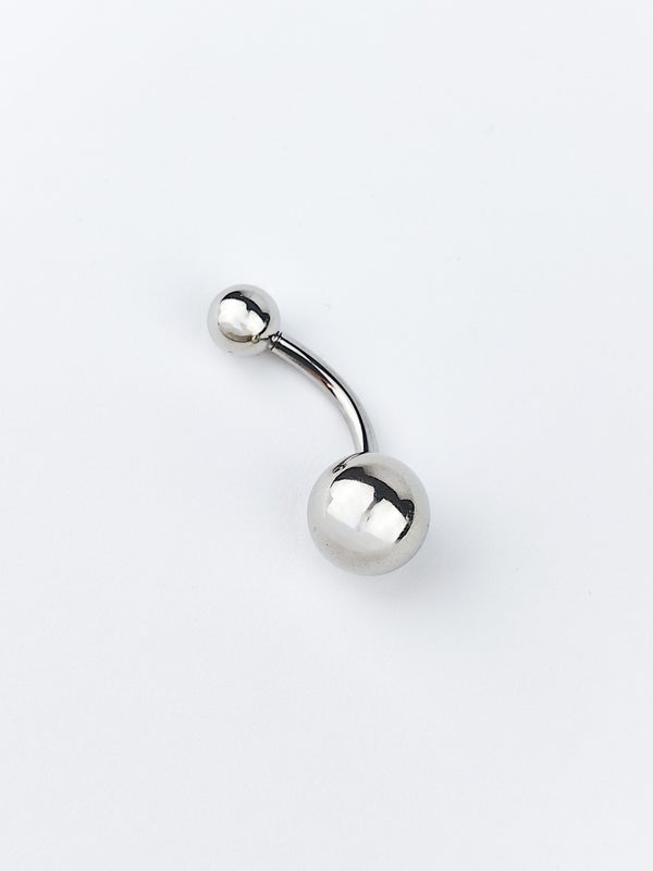 Piercing Kolczyk do Pępka Basic Srebrny