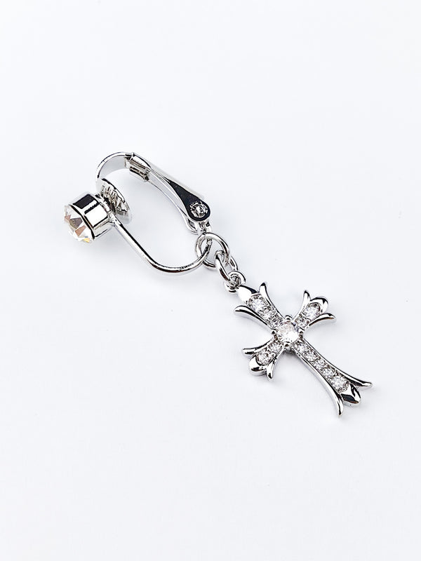 Fake Piercing Kolczyk do Pępka Krzyżyk