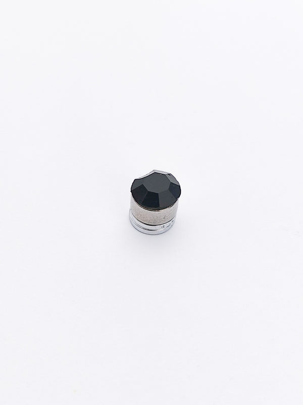 Fake Piercing Magnetohrring mit schwarzem Zirkonia Hoop