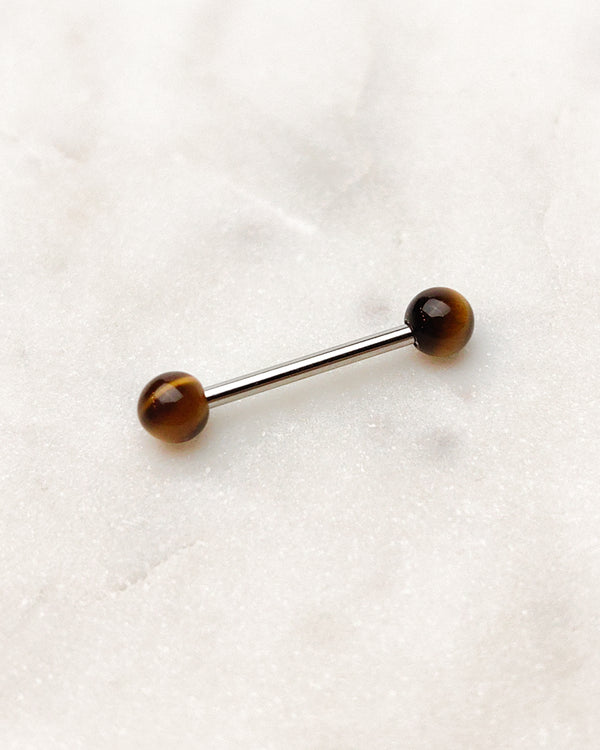 Piercing Nipple ring with cubic zirconia rosettes