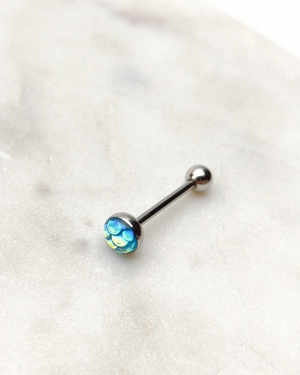 Piercing Tongue Ring Mermaid