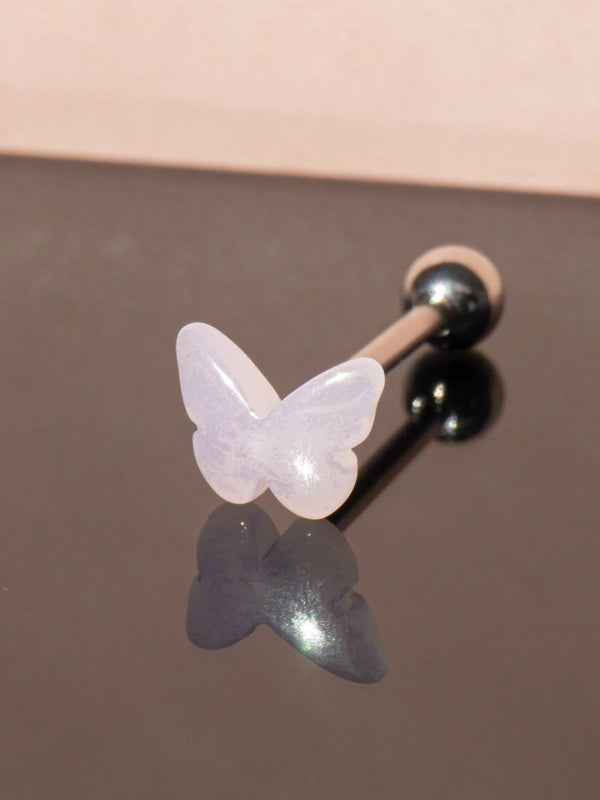 Piercing Tongue Ring Butterfly
