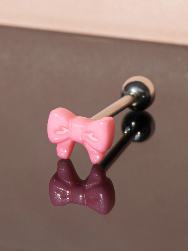 Piercing Tongue Ring Bow