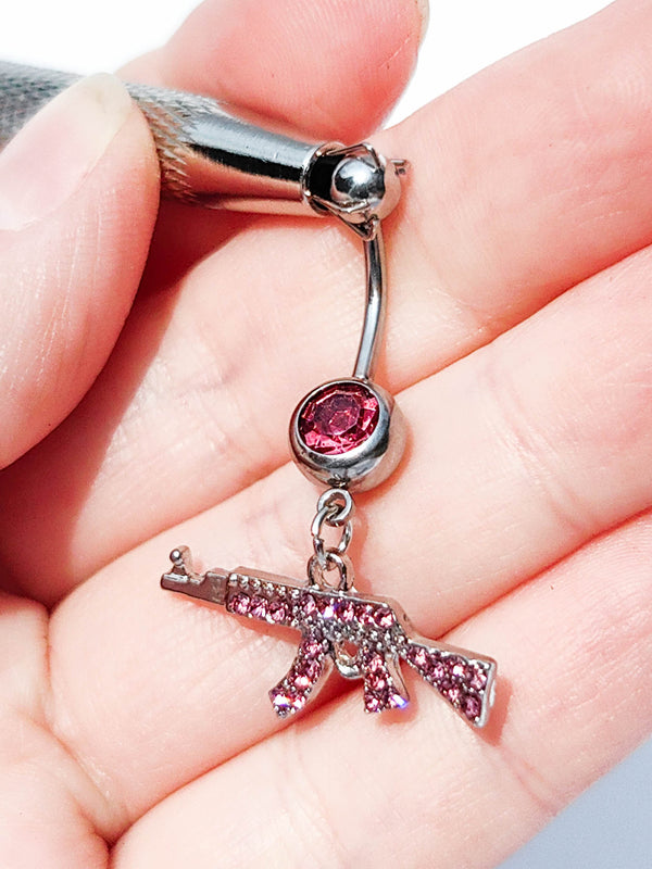Piercing Kolczyk do pępka Karabin
